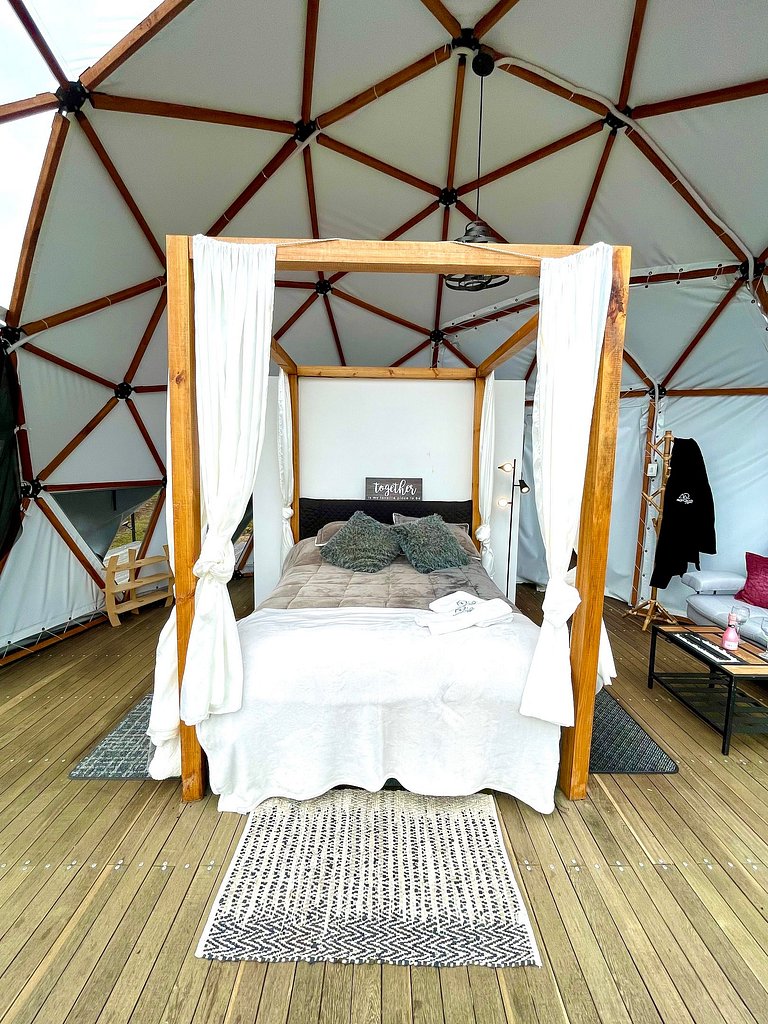 Luxurious Glamping MarQua Spa Guatavita Wifi Kitchen