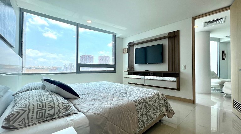 Luxury Apartamento Hilton WI-FI, TV, Piscina y Gym